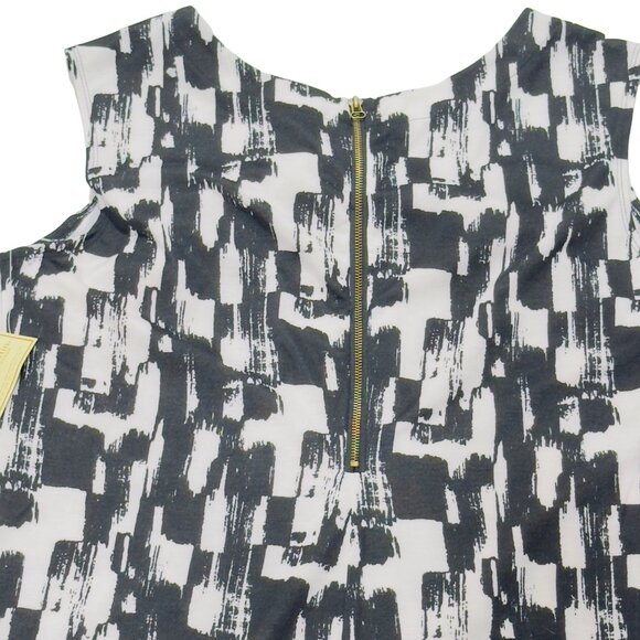 JONATHAN MARTIN Women's Black & White Abstract Polyester Stretch Plus Size 20 - Picture 5 of 11